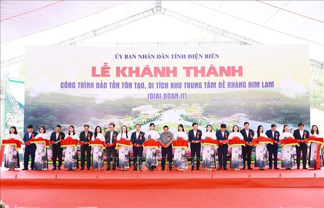 Thủ tướng Phạm Minh Chính dự khánh thành tôn tạo di tích đề kháng Him Lam